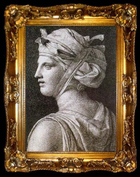 framed  David, Jacques-Louis Woman in a Turban, ta009-2
